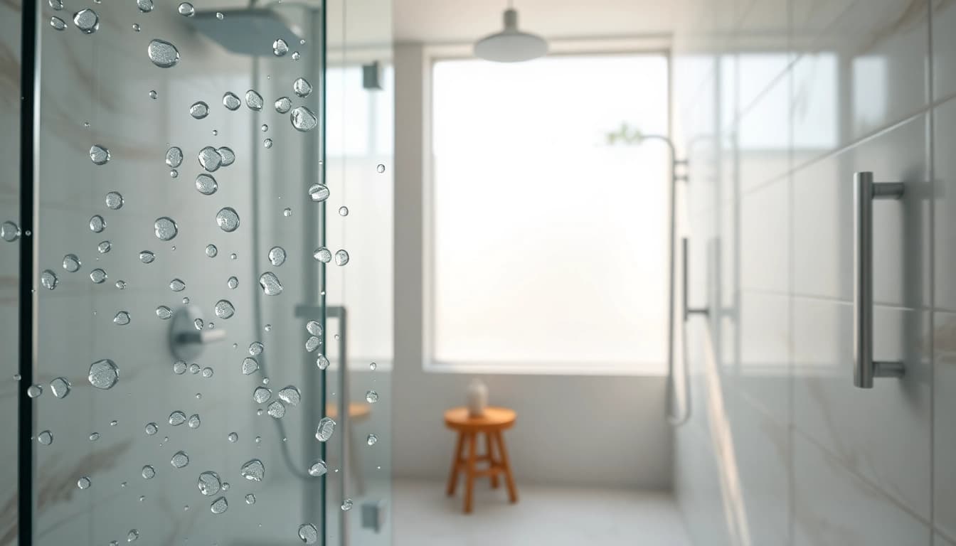 Experience a luxurious wet room shower with modern design and elegant glass screens.