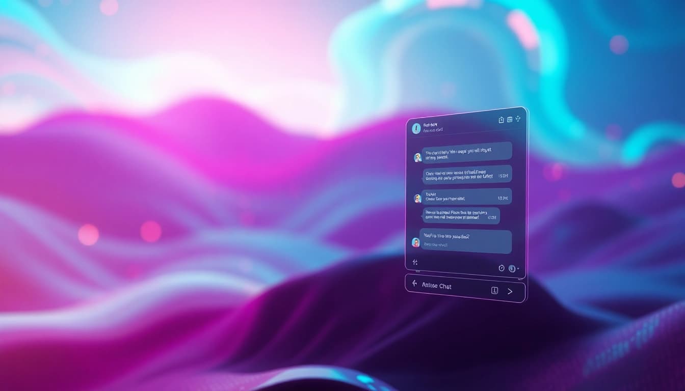 A digital chat interface showcasing ai porn chat with a vibrant, engaging AI character.