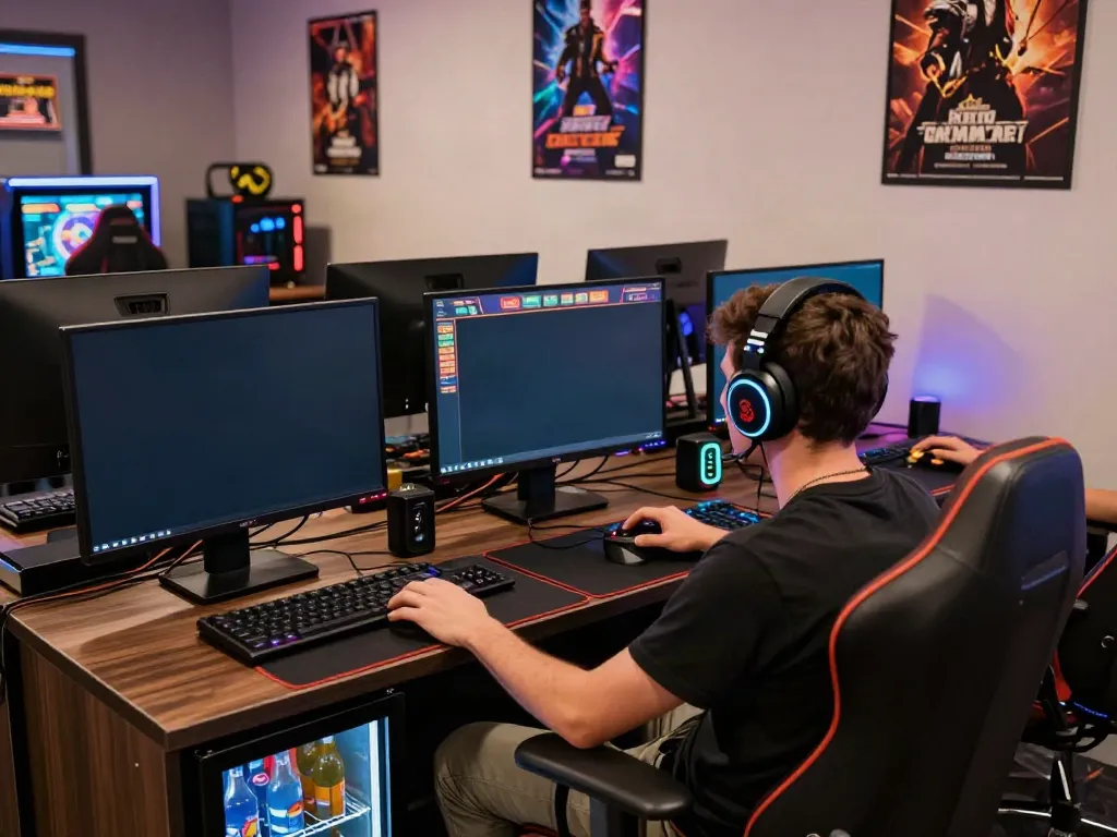 Player gaming at independent casinos not on GamStop in a modern setup.