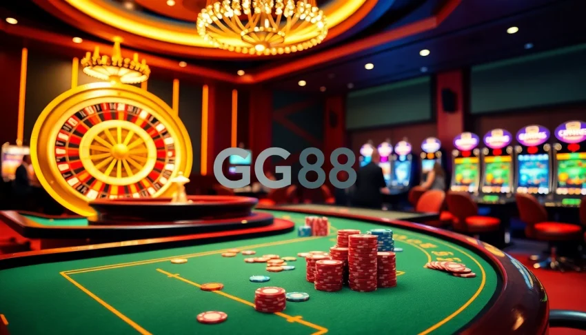 Experience winning thrills at GG88 casino with vibrant tables and intense gameplay.