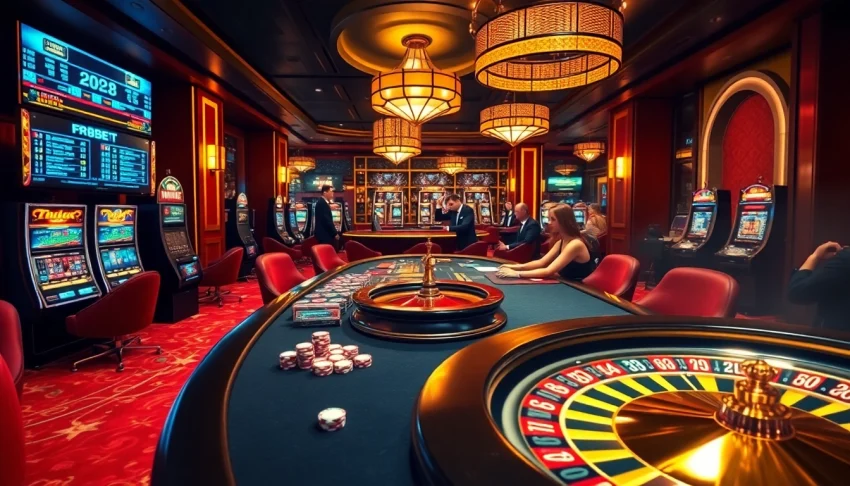 Experience excitement at https://f8bet.dental/ with vibrant casino tables and engaging gameplay.