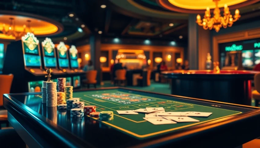 Engage with thrilling online gambling experiences at https://mm88.in.net/, showcasing vibrant casino graphics.