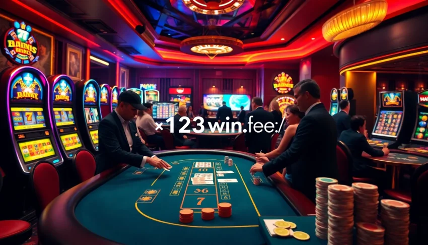 Experience the excitement of online gambling at https://123win.free/ with vibrant casino visuals and action.