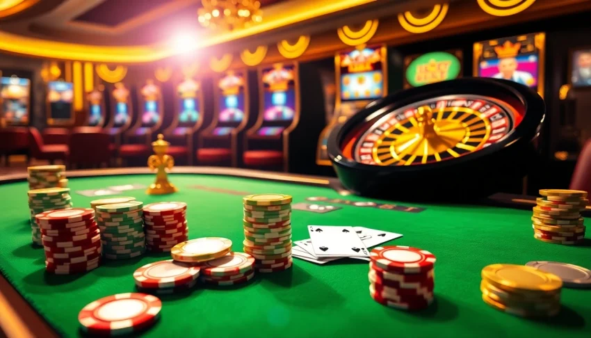Experience thrilling gameplay at https://usbet.lat/ with vibrant casino visuals and ambiance.