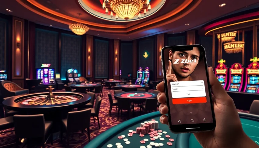 Zbet đăng nhập offers an enticing casino atmosphere with vibrant tables and lively gameplay.