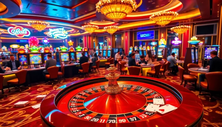 Experience thrilling gaming at https://lc88pro.com/ with vibrant tables and spinning roulette.