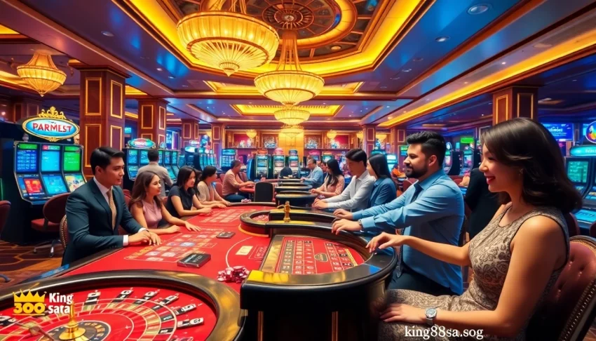 Engage in the excitement of gambling at https://king88sa.com/ with diverse games and vibrant atmosphere.