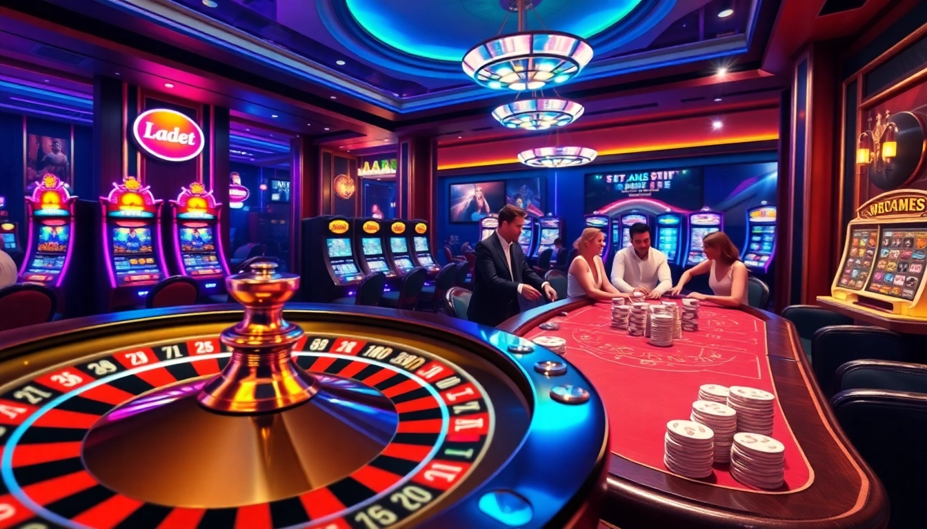 Experience thrilling gameplay in sex games ai at a luxurious casino featuring roulette, poker, and slot machines.