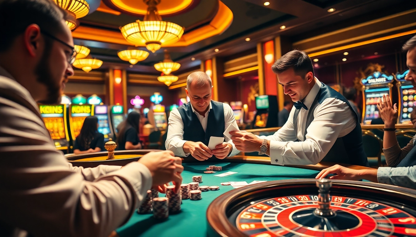 Experience thrilling gameplay at kjc live poker tables with professional dealers and vibrant atmosphere.