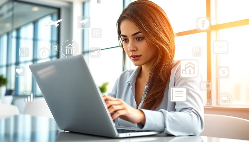 Efficiently submitting an eta application uk in a modern office environment.