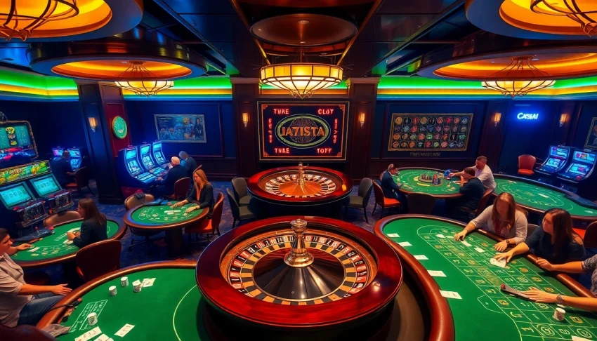 Engage with the thrilling atmosphere at 789CLUB with players immersed in high-stakes gambling.