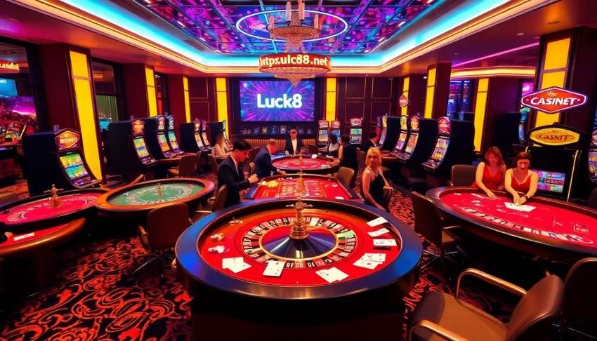 Tham gia các trò chơi đầy kịch tính tại https://luck8.net với bàn chơi đa dạng và bầu không khí casino đầy phấn khích.