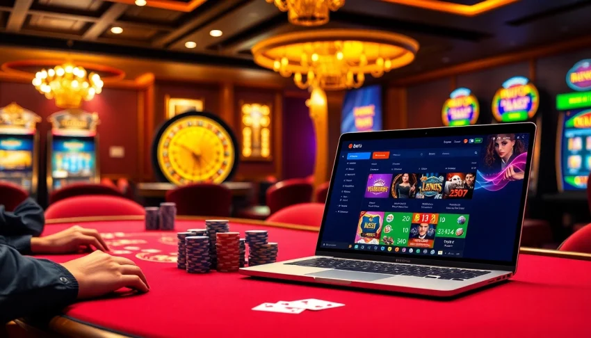 Experience the thrill of gaming at 88i com with players at a lively casino table.