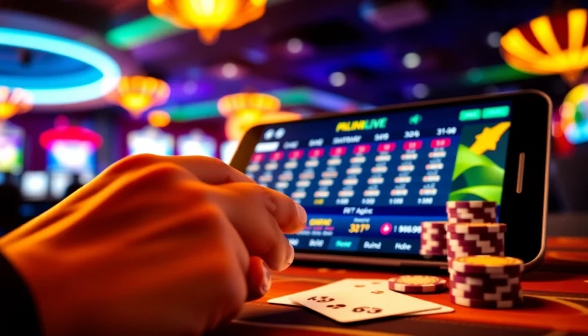 Experience thrilling online betting at winvn88.live with a vibrant digital interface.