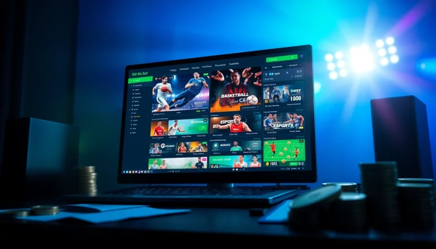 Online betting interface of 888b.bet showcasing sports betting options and vibrant graphics.