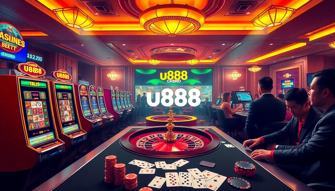 Experience the thrill of u888 with exciting casino games including slots and poker tables.