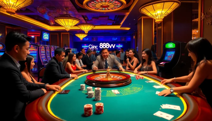 Experience the thrill of winning at 88vv casino with vibrant tables and exciting games.