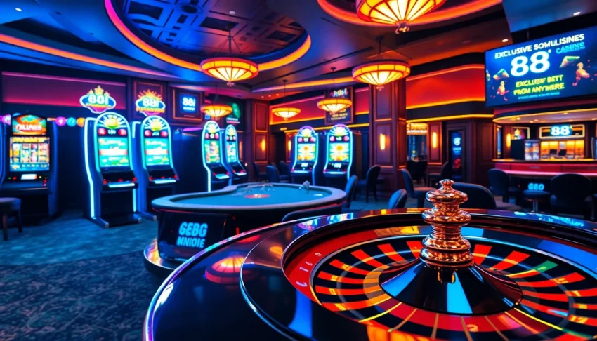 Experience the excitement of online gambling with 88i's vibrant casino atmosphere.