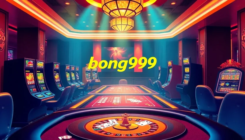 Experience the thrill of online gambling with bong99 in a vibrant casino scene.