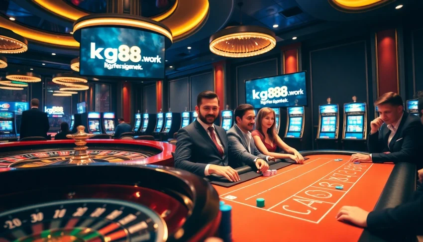 Playing at the stylish tables with https://kg88.work/ for thrilling gambling experiences.