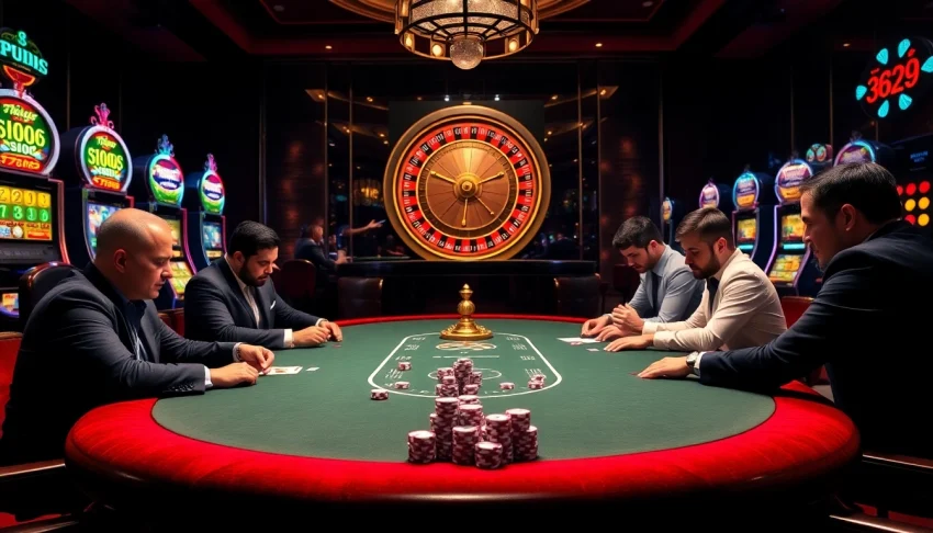 Experience the thrill of high-stakes gambling at https://5mbcr.com/ with poker tables and roulette wheels.